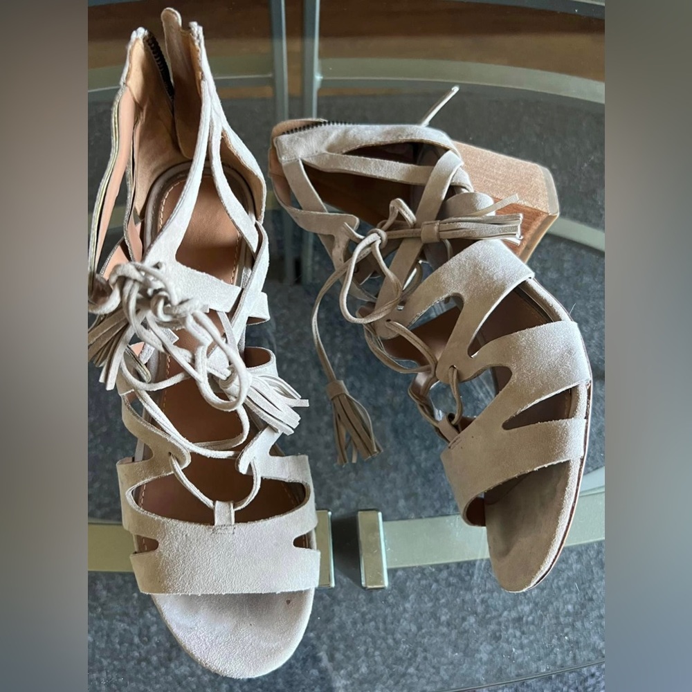 Cute block sandals